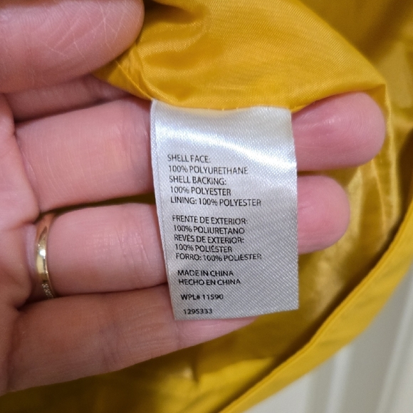 Weatherproof Yellow Rain Jacket - Picture 3 of 6